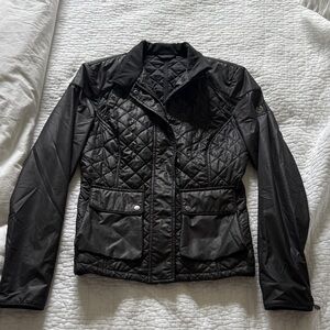BELSTAFF Jacket Black Quilted Polyester Full Zip Long Sleeves (US Small)